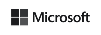 Microsoft logo -bw