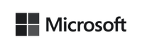 Microsoft logo -bw